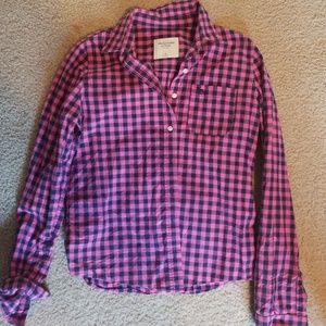 Abercrombie burton down medium shirt